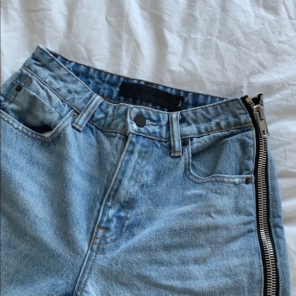 Alexander Wang side zipper jeans size 24 - Picture 3 of 5